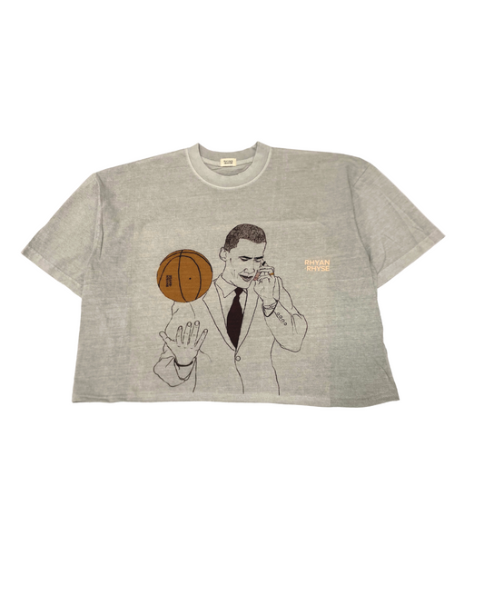 HOOPER IN CHIEF (Obama) Tee - Cropped